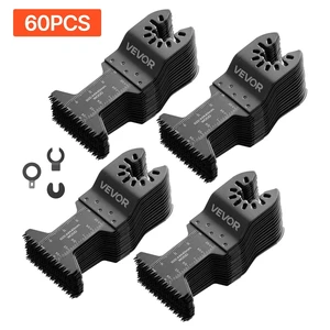 VEVOR 60PCS Oscillating Saw Blades Japanese Teeth, Universal Quick Release Oscillating Multi Tool Blades, Multitool Tool Blades for Wood Plastic PVC, Compatible with Dewalt Milwaukee Bosch Craftsman VEVOR 60PCS Oscillating Saw Blades Japanese Teeth, Universal Quick Release Oscillating Multi Tool Blades, Multitool Tool Blades for Wood Plastic PVC, Compatible with Dewalt Milwaukee Bosch Craftsman