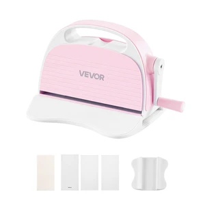 VEVOR Manual Die Cutting and Embossing Machine, 3" Opening, Portable Die Cut Machine with Cutting Plates, Ergonomic Handle, Easy to Store, for Arts and Crafts, Scrapbooking, Card Making, Crafting VEVOR Manual Die Cutting and Embossing Machine, 3" Opening, Portable Die Cut Machine with Cutting Plates, Ergonomic Handle, Easy to Store, for Arts and Crafts, Scrapbooking, Card Making, Crafting