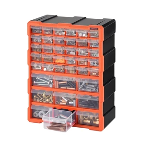 VEVOR 39-Drawer Storage Organizer, Plastic, Drawer Storage Cabinet for Garage Organization, Stackable Small Parts Organizer, Wall-Mounted Toolbox, for Hardware, Beads, Screws, Crafts, Building Bricks VEVOR 39-Drawer Storage Organizer, Plastic, Drawer Storage Cabinet for Garage Organization, Stackable Small Parts Organizer, Wall-Mounted Toolbox, for Hardware, Beads, Screws, Crafts, Building Bricks