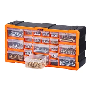 VEVOR 22-Drawer Storage Organizer, Plastic, Drawer Storage Cabinet for Garage Organization, Stackable Small Parts Organizer, Wall-Mounted Toolbox, for Hardware, Beads, Screws, Crafts, Building Bricks VEVOR 22-Drawer Storage Organizer, Plastic, Drawer Storage Cabinet for Garage Organization, Stackable Small Parts Organizer, Wall-Mounted Toolbox, for Hardware, Beads, Screws, Crafts, Building Bricks