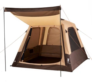 VEVOR Camping Tent, 4 Person Inflatable Cabin Tent with Rechargeable Pump, TPU Air Tube & 5 Large Mesh Windows, Portable Easy Setup Waterproof with Carry Bag for Family Outdoor Camping & Hiking, Beige VEVOR Camping Tent, 4 Person Inflatable Cabin Tent with Rechargeable Pump, TPU Air Tube & 5 Large Mesh Windows, Portable Easy Setup Waterproof with Carry Bag for Family Outdoor Camping & Hiking, Beige