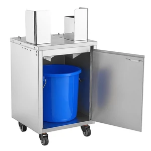 VEVOR Movable Base Cabinet for Orange Juicer, Thickened Stainless Steel, 4 Swivel Casters, Compatible with VEVOR NS2000E-2\NS2000E-2T\NS2000E-3 Semi-Automatic Feed Orange Juicer, Easy Installation VEVOR Movable Base Cabinet for Orange Juicer, Thickened Stainless Steel, 4 Swivel Casters, Compatible with VEVOR NS2000E-2\NS2000E-2T\NS2000E-3 Semi-Automatic Feed Orange Juicer, Easy Installation