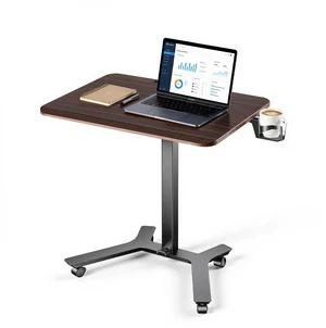VEVOR Standing Desk, Adjustable Height Mobile Stand Up Desk w/ Casters, 28.2 x 20.5 in Small Computer Sit Stand Rolling Workstation w/ Hook, 33 lbs Capacity, Foot Pedal Pneumatic Lift for Home Office VEVOR Standing Desk, Adjustable Height Mobile Stand Up Desk w/ Casters, 28.2 x 20.5 in Small Computer Sit Stand Rolling Workstation w/ Hook, 33 lbs Capacity, Foot Pedal Pneumatic Lift for Home Office