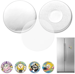 VEVOR Button Maker Supplies 50 Sets 1.26 in / 32 mm Refrigerator Magnets, Button Parts with Magnetic Backs, Metal Shells, Clear Mylar Films, and Blank Circle Papers, for Home DIY and Kitchen Decor VEVOR Button Maker Supplies 50 Sets 1.26 in / 32 mm Refrigerator Magnets, Button Parts with Magnetic Backs, Metal Shells, Clear Mylar Films, and Blank Circle Papers, for Home DIY and Kitchen Decor