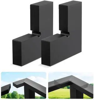 2 Pack Corner Connectors for Handrail Extension for Cable Railing POM