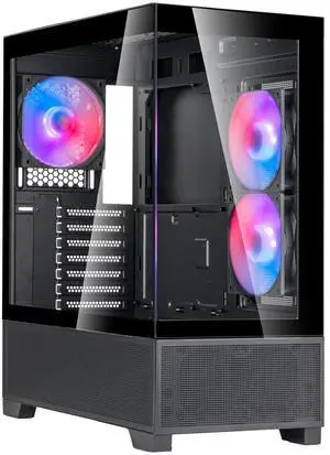 SilverStone Lucid 05 CS-LD05-B-ARGB Black Case (Computer Cases - ATX Form) SilverStone Lucid 05 CS-LD05-B-ARGB Black Case (Computer Cases - ATX Form)