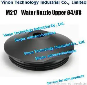 (2pc) M217 Water Nozzle Upper Ø4/Ø8mm for Mitsubishi FX10,FX20 X196C197H01,X196C451H01,X196C197H02,X196C451H02,X196C197H03,DA868