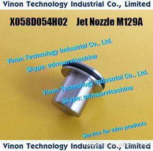 Ø0.3/0.5/0.75/1.0/1.5/2.0/2.5mm edm Jet Nozzle M129A (SUS type inserted ceramic) X054D826H07,X054D826H01,X054D826H09,X054D826H01