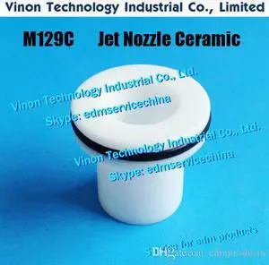 X058D054H08 edm Jet Nozzle Ø1.0mm M129C Upper for Mits ubishi SZ,SX,RA,FA machine DC839A, DC83900, X058-D054-H08, X054D826H08