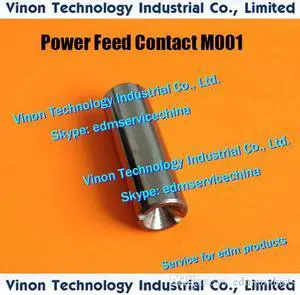 (2pcs) X054D125H03 edm Power Feed Contact M001 Ø7x0.7x22mm for Mit subishi HA.H1.C.H.G. DC015A,DC01500,X054-D125-H03,X054D125H05