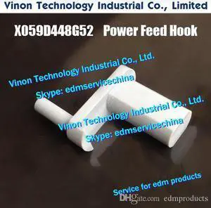 (2pcs/lot) edm Power Feed Hook X059D448G52 for Mitsubishi FA10,FA20,FA30.MDQ74500,MDQ745A,X268D042G51 Power Feed Contact Opener