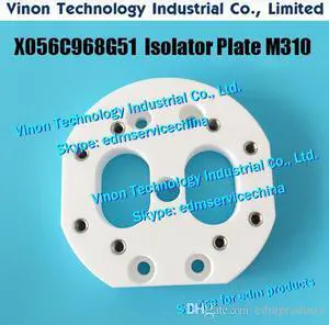 M310 Isolator Plate Lower D125x118x20t X056C968G51 DK888A for DWC-FA10,FA20,FA30,BA8,BA24 series machine X056C356G53,X055C778G51