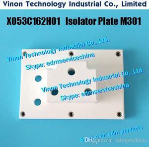 X053C162H01 M301 Upper Isolator Plate 100x68x33mm Manual Taper Cut for Mitsubishi. X054D185G51 M302 Lower Isolator Plate 120x105