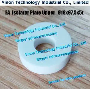 M311 Isolator Plate Upper Ø18xØ7x5tmm. M311-1 Isolator Plate Upper Ø13xØ6x6tmm for Mitsubishi FA,FA-S X054D308H03 X054D747H01 DA