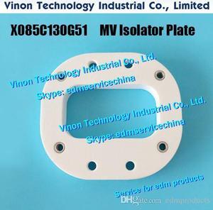 M312 Isolator Plate Lower Ø117x106x20tmm X085C130G51. M313 Isolator Plate Upper 67x60x6.8t X089D225H01 for Mitsubishi MV WG