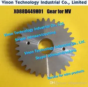 X088D449H01 edm MV Gear 85x22x13tmm Feed section for Roller M411,M412 for Mitsubishi DWC-MV machine DCC77A,DCC7700,X088-D449-H01