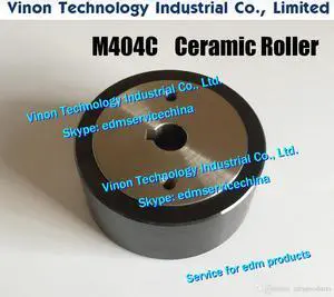 X054D412G53 edm Capstan Roller M404C D57x25 (Black Ceramic+SUS type) X054D412G51,DA278A,DA27800 for Mitsubishi DWC-HA,SA,SB,SZ