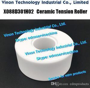 X088D301H02 MV Ceramic Tension Roller Upper M425B Ø50x19x22t for Mitsubishi MV1200,MV2400 DFA1300,DFA13A,X088D301H02,X088D301H01