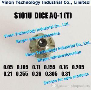 J17101A d=0.105mm DICE AQ-1U(T) S101U, New Style Upper Wire Guide 0.105mm (Black diamond type) for AL series Wire-CUT machine