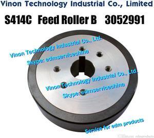 3052991 Ceramic Feed Roller B (Black) S414C 70x15x20tmm Feed section for 3052771 Sodic k A500W.A320D.A530D wire-cut edm machine