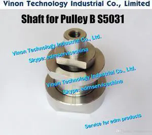 Shaft for Pulley B S5032 3051202 for lower block, install on Pully B Roller assembly for S odic A530D,325D,A,AQ325L,AQ535L,AQ,AG