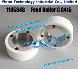 S415 118534B Feed Roller C (Ceramic) Size: 70x42x25tmm Sub Roller for Sodic AQ327,AQ300L,AQ537L,SL400,SL600 (New model) 118534
