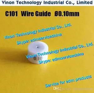 C101 Wire Guide Ø0.105mm Upper (Ceramic housing+Diamond inlay) 431.022,100431022,100.431.022,24.04.748 Upper Diamond Guide CUT20