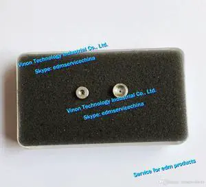 (2pcs) d=0.255mm edm Wire Guide Set Upper&Lower 432.511,430.586, 100430586, 443.340,104433400, 100432511 for ROBOFIL 240,290,640