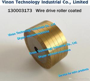 (1pc) 130003173 Wire Drive Roller with 4 grooves C006, Ø50xØ8x24t for ROBOFIL 290,300,310 Charmilles edm parts 200543799, 630003