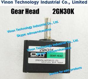 Gear Head 2GN30K (Japan Oriental)  for Motor 6W/100V 21K6GN-A for AgieCharmilles HD,SD Drill EDM Machine