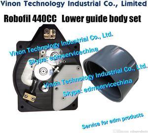 (1 Set) Robofil 440CC,440SLP Lower guide body complete set included round cover Robofil 440,240 edm machines 135018483 Charmille