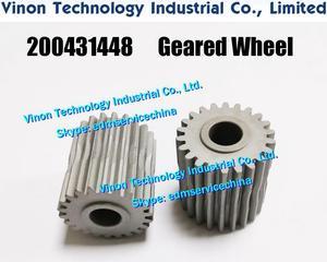 200431448 Geared wheel for ROBOFIL 100,200,400,600 series machine. 200.431.448, 200-431-448, 100431448 Geared wheel wire evacuat