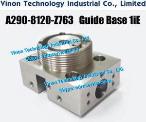 A290-8120-Z763 edm Die Guide Base 1iE for Fanuc iD,iE,CiA,C400iA,C600iA series machines. Fanuc edm wear parts A2908120Z763