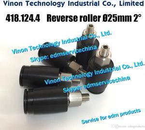 Agie 418.124.4 edm Reverse Roller Ø25mm 2° for Agie AC150-AC370HSS 418.124,4181244, A418124 Reversion roller complete D=25mm-2dg