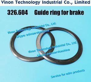 326.604 edm Parts Guide ring for brake (1pair=2pcs), AgieCut Tungsten Steel Brake-ring-pair-for wire D0.1-0.33mm 590326604, 590.