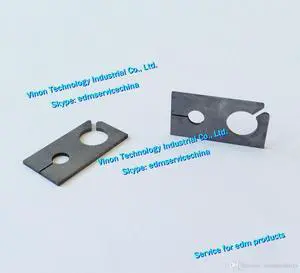 (2pcs/lot) 100441275 edm Centering Eye C004 19x10x0.8Tmm for ROBOFIL 310,510,CUT20,CUT30 Charmille edm parts 441.275, 24.04.904