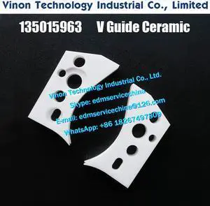 135015963 edm V Guide Ceramic type for ROBOFIL 240CC, 440CC machines, Charmille edm spare parts 1350.159.63