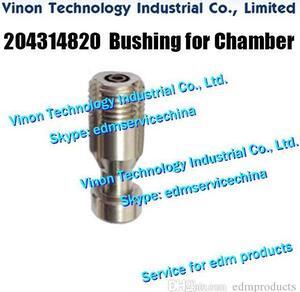 204314820 edm Bushing for 104329700 Chamber. 100445225 Bushing for 104329690 for ROBOFIL 290,300,310,500 Pin with tube 431.482.0