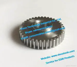(1pc) 130003223 edm Geared Wheel for Robofil 190,290,290P,300,310,390 Charmilles edm parts 130.003.223, 24.54.069