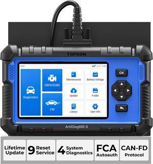 OBD2 Scanner TOPDON ArtiDiag600S Car Diagnostic Scan Tool AT/ENG/ABS/SRS Diagnoses & 8 Reset Services