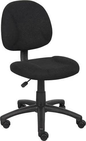 Boss Fabric Task Chair, Black (B315-BK)