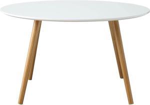 Convenience Concepts Oslo Round Coffee Table, Glossy White