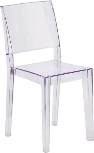 Flash Furniture Phantom Series Transparent Stacking Side Chair, Welcome to consult