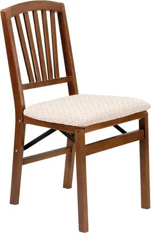 Stakmore Slat Back Folding Chair Finish, Set of 2, Fruitwood, Welcome to consult