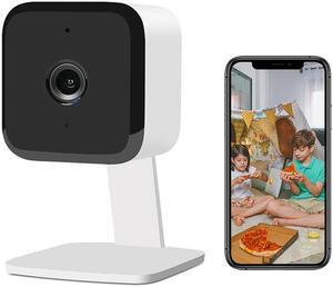 JideTech Home Office Use CCTV Night Vision Wireless WIFI Digital Clock Camera P2P Connection Clock mini Camera with Two Way Audio Motion Detection