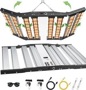SPC6500 LED Grow Light 650W 6x6 ft Coverage with 2928 Samsung LEDs Sunlike Full Spectrum with UV  IR Dimmable Daisy Chain Timer VEG  Bloom Grow Lamp Hydroponic Indoor Plants Seeding Flower