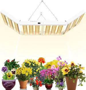 2024 New SPF8000 PRO 800W LED Grow Light 6x6ft Coverage with Veg & Bloom Dimmer Timer Full Spectrum Grow Lamps for Indoor Plants Seeding Flowering LED Plant Light Fixture