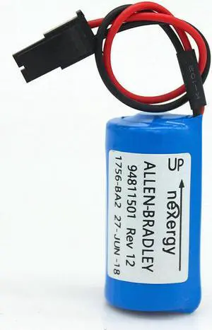 1756-BA2 1800mah 3V Battery for AB 94811501 1756-L1 PLC Control Battery Nexergy 3V Lithium Battery