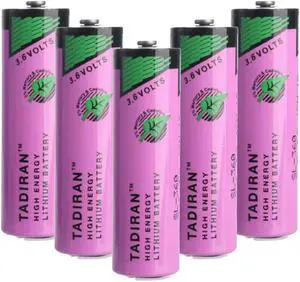 5PCS SL-360 2.4Ah 2400m 3.6V PLC/TL-5903 ER14500 PLC Battery for S7-400 6ES7971-0BA00 CNC Machine and PLC Machine