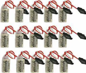 (15-Pack) CR14250SE 3V Lithium Battery 1800mAh for CR14250SE 1/2AA 3V PLC Battery 1747-BA Backup Power Supply